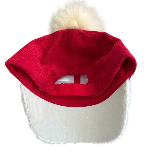 Holiday Time Sherpa Fleece Santa Party Baseball Cap Hat Unisex New No Tags - Picture 5 of 7